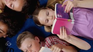 Children reading book Children reading book