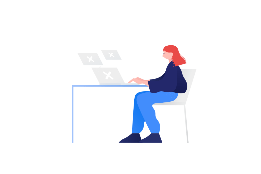 Women sitting at a desk