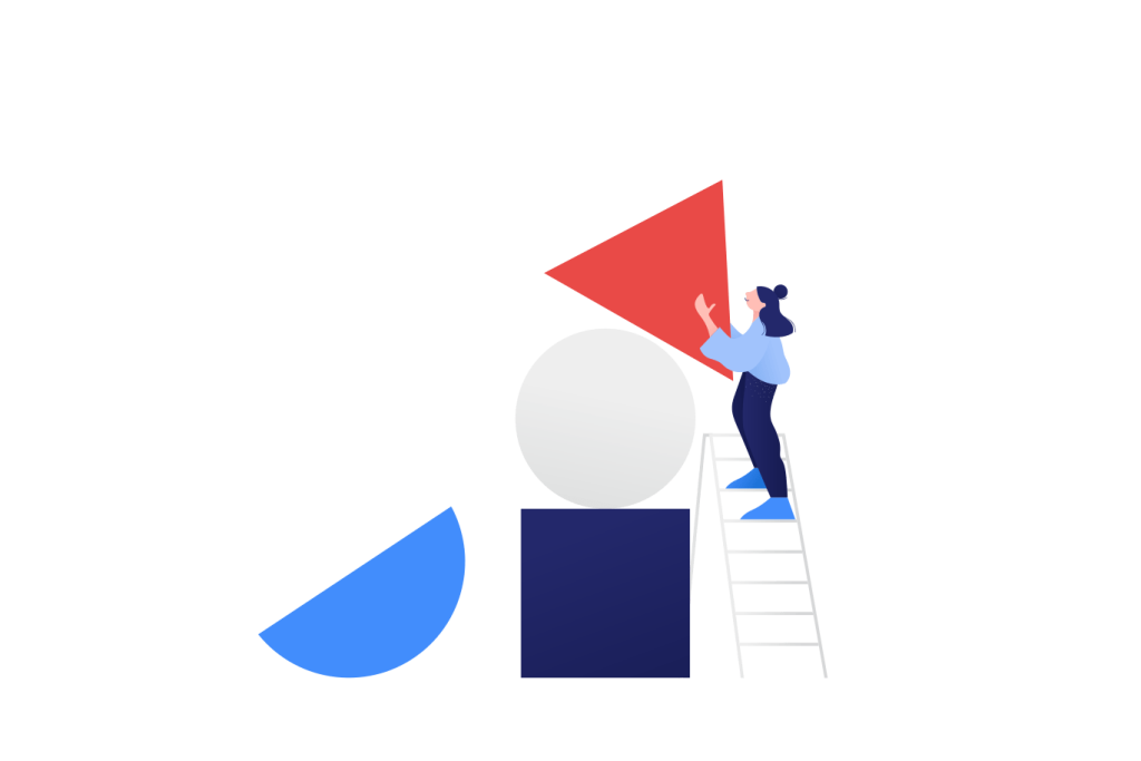 Building block illustration